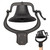 MYOYAY 14'' Large Heavy Cast Iron Dinner Bell Antique Vintage Farmhouse Door Bell for Outdoor Garden Backyard Liberty Farm Church School