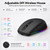 Wireless Keyboard and Mouse Combo, 2.4G Rechargeable RGB Backlit Full-Size Keyboard and Mouse Set with Quiet Scissor Switch Keys for Mac, Windows PC, Space Gray