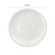 WAIT FLY Lily of the Valley Embossed Flower Ceramic Dinner & Dessert Plates, 6 Inch - 4 PCS (White)