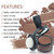 VOLLUCK Root Touch up Powder, Instant Hairline Powder for Thinning Areas and Gray Hair Coverage, Natural and Non-greasy Root Cover up for Women and Men (Auburn, 0.14 Ounce)