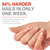 Probelle Nail Strengthener and growth, Natural Nail Strengthening Clear Nail Polish Repair Treatment, Nail Growth & Conditioning, Stops Splits, Chips, Cracks & Strengthens Damaged and Thin Nails