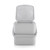 Minky Homecare Kitchen Compost Bin – Countertop Food Waste Caddy with Easy Wipe Clean Interior – Made in The UK - 3.5L (0.9 gal.) (Light Grey)