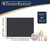 3 Sheets Self-Adhesive Decorative Film Roof Tiles for Model Making in Scale 1:87 Scale H0 (UK: 3.5 mm Scale) (Roof Shingles Black Rectangular)