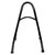 HIYOYO 15" Short Sissy Bar Detachable Passenger Backrest Black for Harley Sportster Iron 883 1200 XL 2004-2017
