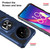 WODAF for TCL 60 XE NXTPAPER 5G/ TCL 50 XL 5G Case, with Screen Protector Dual Layer Shockproof Protective with Ring Kickstand (Blue)