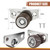 Luxinika 1 Inch Small Side Mount Caster Wheels Low Profile Casters Set of 4