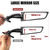 KAIQIVEM Large Motorcycle Mirrors Signal Stealth Mirrors for Ninja 500 ZX6R