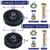 FULAIGE 2Pcs 532194326 with 532194327 Idler Pulley for Husqvarna 48 YTH2348