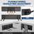 Housolution Garage Wall Organizer 96 Inch - 20Pack Carries 720 lbs
