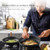 Vinchef 9.5 Inch Nonstick Frying Pan with Lid, Cast Aluminum
