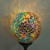 VCUTEKA Decorative Solar Garden Lights, 3.5" Mosaic Globe Outdoor Stake