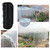 50 PCS 1 inch Greenhouse Clamps Clips 26mm Black ABS Snap Clamp Tube Clip Garden Buildings Tube Clip for Greenhouse Film, Sunshade Nets, Frame Shelters (Outer Ø 1.26”inner Ø 1”)