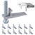 12 Pack Sink Clips for Countertop Sinks, J Channel Mounting Kit