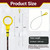Kynren CJ5Z-6750-A Engine Oil Dipstick Compatible with Ford Edge Escape Explorer Focus 2013-2018, Fit for Lincoln MKC MKT MKX MKZ