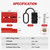 RED WOLF 175A Battery Quick Connector 1/0-4 AWG Jumper Cable Plug Flame-Retardant Anderson Type SB175 Plug Outdoor Power Quickly Connect/Disconnect Kit for Electrical System Trailer RV, 4 PCs Red