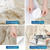 FunStick 36"x200" Thick Gold Beige Marble Contact Paper Peel and Stick Countertops for Kitchen Cabinet Wallpaper Waterproof Removable Marble Wall Paper Vinyl Wrap for Bathroom Counter Tops Table Desk