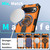 DAWEIXEAU Magnetic Case for Pixel 10,Built-in Metal Stand [Compatible with Mag-Safe] Shockproof Protective Cover Case for Google Pixel 9/9 Pro/10/10 Pro Orange