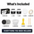 MendMight Black Quartz Countertop Repair Kit, Professional Tile, Marble and Granite Repair Kit for Edge Chips, Cracks, Scratches and Holes on Quartz, Marble, Porcelain and Other Stone Surfaces