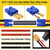 Mardatt 104 Pcs XT60 / XT90 /EC3 / EC5/T-Plug Deans/3.5mm Banana Plug Male Female Adapter Connectors with Heat Shrink Tube and Silicone Wire for RC Battery Charger ESC Motor Accessories