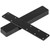 6 Pack 11" x 2" Black Flat Mending Plate, Metal Steel Long Bracket
