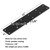 6 Pack 11" x 2" Black Flat Mending Plate, Metal Steel Long Bracket