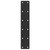 6 Pack 11" x 2" Black Flat Mending Plate, Metal Steel Long Bracket