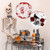 6 Pack Halloween Bloody Lanterns, Bloody Handprint and Crow Skull Hanging Paper Lanterns Creepy Indoor Outdoor Party Decor for Haunted House Spooky Party Supplies, 12 Inches
