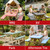 Poise3EHome Picnic Table Cover with Bench Covers, 6 Foot Fitted Elastic Tablecloth Set, Heavy Duty Polyester with TPU Waterproof Backing, Washable Outdoor Picnic Set for Camping, RV & Park(Red&White)