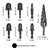 uxcell 13Pcs Swaging Tool Drill Bit Set 1/4" 3/8" 1/2" 5/8" 3/4" 7/8" HVAC Repairing Tube Expander with 5 in 1 Flaring Tool for Copper Aluminum Pipe