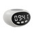 Kihajo Talking Alarm Clock - Extra Loud Time and Date - Talking Clock for Kids, Elderly, Dementia, Hearing or Visually Impaired Seniors - Easy to Use Speaking Clock（White）