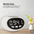 Kihajo Talking Alarm Clock - Extra Loud Time and Date - Talking Clock for Kids, Elderly, Dementia, Hearing or Visually Impaired Seniors - Easy to Use Speaking Clock（White）