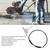 DMLENGOIN Compactor Throttle Cable Assembly 56035-046 Garden Manipulator Control Switch Pull