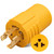 MECMO 30 Amp to 20 Amp 240V Generator Distribution Adapter NEMA L14-30P to 5-15/20R or 6-15/20R, 30A 4-Prong Locking Generator L14-30P to 5-15R 5-20R 6-15R 6-20R for EV Charging, HVAC, Industrial