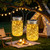 8 Pack Solar Mason Jar Lights for Outside, 30 LED Solar Mason Jar Lids Fairy Lights with 8 Hangers(No Jars) Outdoor Waterproof for DIY Patio Garden Yard Lawn Party Wedding Decoration Warm White