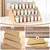 Memanque Tiered Spice Rack Organizer for Cabinet, Wooden Spice Rack for Countertop, Spice Shelf organizer Spice Organization for Cabinet