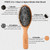 Boar Bristle Hair Brush - Natural Beechwood Detangling Brush