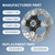 RALBDX Front/Rear Wheel Hub & Studs & Brake Rotor Compatible with Can Am