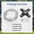 RALBDX Front/Rear Wheel Hub & Studs & Brake Rotor Compatible with Can Am