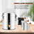 VorChef Stainless Steel Insulated Beverage Dispenser,Cold and Hot Drink Dispenser 5.28-Gallons 20 Liters Water Dispenser