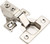 2 Pack Silverline Quiet Soft Close Cabinet Door Hinges, Face Frame 3/4 Inch Overlay, with Built-in Dampers, Strong Heavy Duty Steel for Kitchen Bathroom