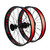 ADDMOTOR Rim Strip Rim Tape 26 inch Fat tire Liner PVC Inner Tube Cushion Protector Anti Puncture for Bikes 2PCS (Red)