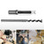 SaferCCTV 5/8 Inch(16mm) Woodworker Square Hole Drill Bits Woodworking Hollow Mortising Chisel Set
