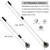 Telescoping Magnetic Sweeper Pickup Tool, Retractable 27" to 43" with Super Strong Magnet, Screws Parts Finder with 64LB Pull Capacity for Pick up Nails, Screws, and Metal Parts
