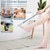 OWIIZI Toe Cleaning Brush 15.7" Foot Scrubber in Shower with Long Handle Silicone Gap Brush Between Toes Cleaner Soft Feet Care Scrub for Seniors,Elderly, Men and Women- 2Pack