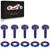 TDZ Blue Titanium Windshield Bolts, Windscreen Screws, Fairing Bolts for Harley Road Glide FLTR 1998-2013/Ultra FLTRU 1998-2013/Custom FLTRX 1998-2001