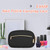 LUXJA Nail Polish Case Holds 10 Bottles, Black