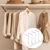 Gisafai 8 Pcs Closet Rod Center Support 1 Inch Heavy Duty Metal Wall Mount Rod Bracket Closet Support Bracket Clothes Storage Hanger for Shelf