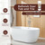 Tile Paint, White Tub and Tile Refinishing Spray Paint Waterproof White Spray Tile Paint Bathtub Refinishing Kit for Tiles Ceramic Porcelain Fiberglass Bathroom Walls Bathtubs Sinks Countertop Toilets