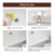 Tile Paint, White Tub and Tile Refinishing Spray Paint Waterproof White Spray Tile Paint Bathtub Refinishing Kit for Tiles Ceramic Porcelain Fiberglass Bathroom Walls Bathtubs Sinks Countertop Toilets