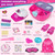 Golray Kid Foot Spa & Nail Kit, Girl Gift for 5 6 7 8-12 Year Old Toys Manicure Pedicure Art Salon, Massage Bubble & Music Foot Soak Tub, Spa Day Sleepover Party Supply Christmas Girl Birthday Gift